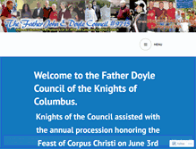 Tablet Screenshot of kofc9715.org